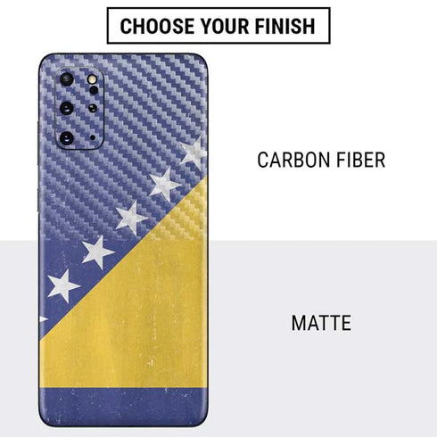 Bosnia and Herzegovina Flag Distressed Galaxy S20 Plus Skin